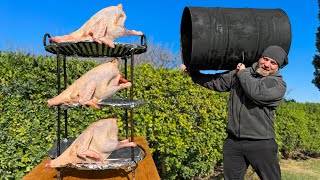 How To Cook A Delicious Turkey Under A Barrel Remember This Mega Way [upl. by Ro580]