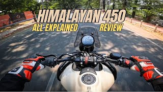 HIMALAYAN 450  First Ride Review  ON Road Price [upl. by Lobiv335]