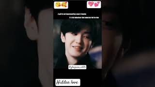 HIDDEN LOVE 💖💖 hiddenlove chenzeyuan cdrama trending zhoulusi [upl. by Nosyaj]