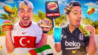 ON TESTE LE BURGER KING À DUBAI  on a la dalle mdrrr [upl. by Enimasaj846]