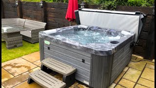 Wellis Jupiter hot tub installation in Wales  Customer review [upl. by Siward]