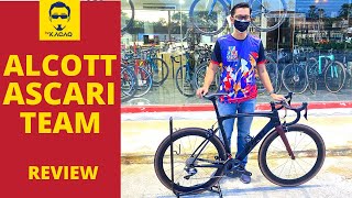 ALCOTT ASCARI TEAM 2021 Shimano Ultegra Carbon  Road Bike Malaysia Basikal Sepeda Review ENGSUB [upl. by Eekaz]