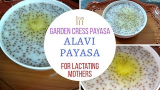 Alavi payasa  garden cress seeds halim kheer  pregnancy recipe [upl. by Dagall]