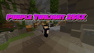 Best mcpe texture pack 256x purple twilight [upl. by Aiel]