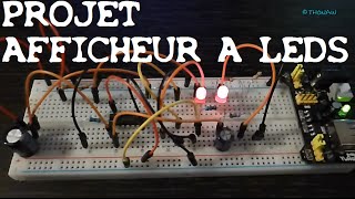 TRONIK AVENTUR N°55  AFFICHEUR A LEDS  PART 1  MONTAGE EXPLIQUE [upl. by Rasia]