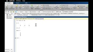 MATLAB  How to take Transpose of a Matrix and Vector [upl. by Grote]