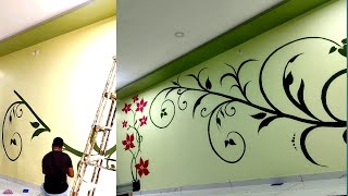 Wall Painting Design for Living RoomHome Decor Ideas [upl. by Juliann]