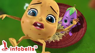 Aloo Kachaloo Beta Kahan Gaye The  Hindi Rhymes for Children  Infobells hindirhymes balgeet [upl. by Jezebel769]