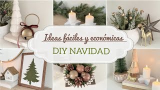 5 DIYs NAVIDAD  Ideas decorativas con artículos del Dollar City para Navidad 🎄 [upl. by Alimat]