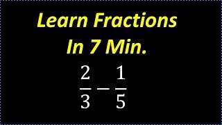 Learn Fractions In 7 min  Fast Review on How To Deal With Fractions [upl. by Kimber]