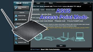 ASUS  How to set up Access Point mode  NETVN [upl. by Nnyled]