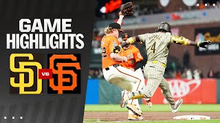 Padres vs Giants Game Highlights 91324  MLB Highlights [upl. by Carlock57]