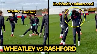 Ethan Wheatley TOYING Rashford with his NUTMEG in training ahead Fenerbahce game  Man Utd News [upl. by Lowndes133]