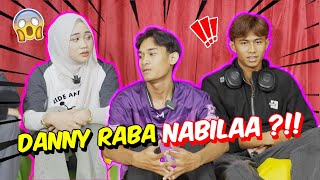 DANNY RABA NABILAA   AMIR PERTAHANKAN NABILA [upl. by Ayalat]