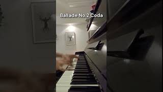 Ballade No2 Coda practice shorts chopin piano classicalmusic [upl. by Stannfield49]