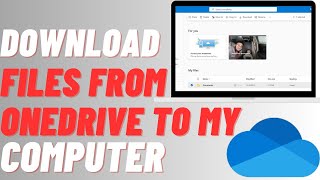 How to Download Files From OneDrive to Computer  Save Files To Desktop [upl. by Acie]