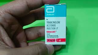 Triamcinolone Acetonide Injection Uses Side Effects In Hindi  Kenacort Injection 40 mgml In Hindi [upl. by Janeta]