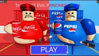 AMELIA ESCAPES COCACOLA BARRY Vs PEPSI BARRY in BARRYS PRISON RUN IN ROBLOX OBBY [upl. by Ylagam]