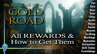 ESO GOLD ROAD How to Get EVERY REWARD goldroad eso  TamrielTidbits [upl. by Eniamrahc]