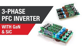 3Phase PFC inverter demo with SiC and GaN [upl. by Buna]