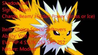 Moveset Rain Team Jolteon [upl. by Alley800]