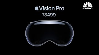 Apples new AR headset Vision Pro has a starting price point of 3499 [upl. by Neelrac]