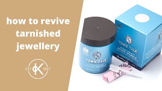 How To Clean Tarnished Jewellery With Silver Sparkle Solution  Kernowcraft [upl. by Oknuj869]