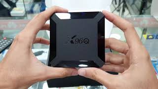 Unboxing Tv Box X96Q Sumitech Tecnología [upl. by Eanwahs]