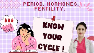 PERIOD HORMONES FERTILITY PREGNANCY MENOPAUSE  KNOW HOW EVERYTHING WORK UNDERSTAND YOUR CYCLE [upl. by Samala]