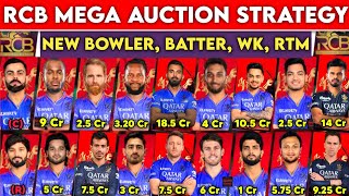 Watch RCB Mega Auction 2025 Strategy  RCB 2025 Mega Auction Target Players  Mega Auction RCB Plan [upl. by Ikkela788]