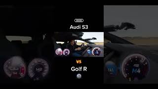 Audi S3 VS Golf 8 R audi quattro s3 volkswagen golfr [upl. by Llirrehs683]