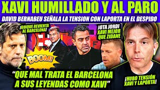 LAPORTA HUMILLA A XAVI LO MANDA AL PARO Y QUIQUE FLORES REVIENTA AL BARÇA ¡JOTA JORDI RETRATADO [upl. by Gisela]