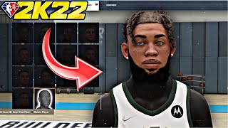 THE BEST COMP FACE CREATION IN NBA 2K22 BEST DRIPPY FACE CREATION NEXT GEN [upl. by Alidus179]