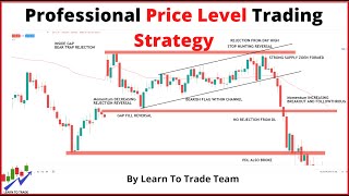 Professional Price Level Trading Strategy  Price action analysis  Session 3 [upl. by Innis]