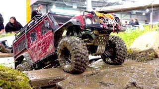 AWESOME RC SCALER amp CRAWLER I RC CRAWLER TRUCK TEAM KTM I EXTREM MUDDY CONDITIONS I INTERMODELLBAU [upl. by Ahsekel]