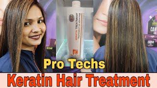 Pro Techs Keratin Hair Treatment  Keratin In Highlighted Hairs [upl. by Aidas617]