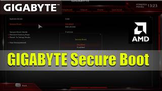 GIGABYTE Secure Boot [upl. by Ymarej]