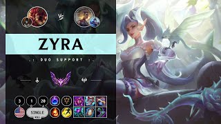 Zyra Support vs Rell  NA Master Patch 1410 [upl. by Wie55]