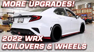 2022 WRX GETS SUSPENSION AND WHEELS [upl. by Nylacaj]