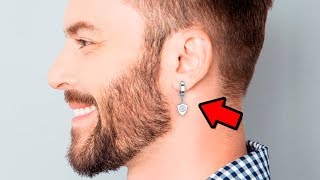 Accesorios para HOMBRE 2019  2020 Tendencias en aretes o pendientes para caballeros 2019 2020 [upl. by Kappel]