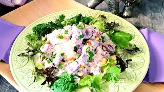 Sweet Potato Salad Recipe  Episode 178 [upl. by Weiner]