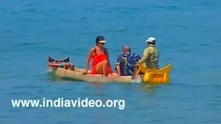 Water Sports at Kovalam Beach Kerala [upl. by Halak]