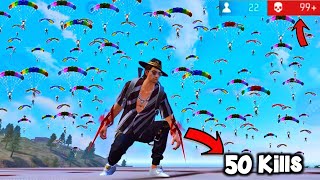 🔥First Time 50 Kills Challenge With SANTINO Charcter Only Factory Roof 🔥Factory Top Challenge [upl. by Leontina]