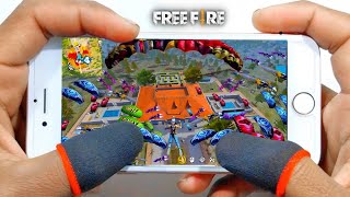 Iphone 6s Free Fire Gameplay ⚙️Settings Free Fire max HUDDPI MACRO 1 gb ram🔥Part1❓️ [upl. by Nosmoht]