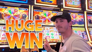 Massive Win On A Buffalo Gold Revolution Slot Machine At Coushatta Casino Resort [upl. by Aliak]