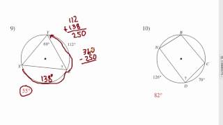 How to Study Central and Inscribed Angles of a Circle Problem Set 2 [upl. by Caryl516]