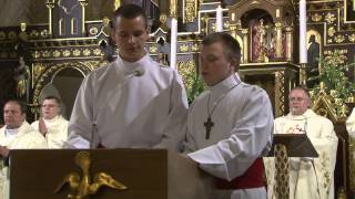 ŚWIĘTA LITURGIA PASCHALNA WIELKA SOBOTA MIKOŁÓW 2014 [upl. by Nedi]