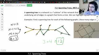 Math 3003 How Many Spanning Trees Does a Graph Have and How to Find [upl. by Nelak154]