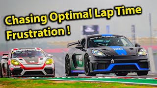 Porsche GT4 RS chasing optimal lap time at COTA  The Frustration [upl. by Mordecai]