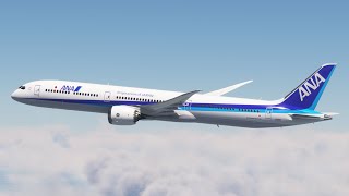 Microsoft Flight Simulator  Boeing 78710 All Nippon Airways  Tokyo Henda Runway 34L FULL Approach [upl. by Alvira]